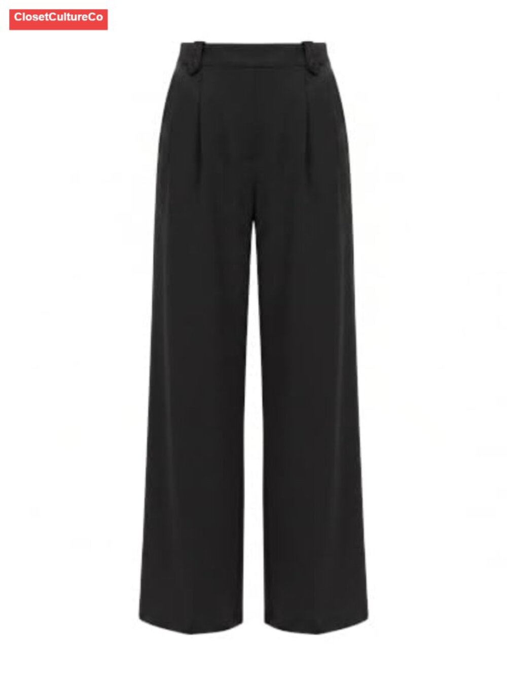 Wide Leg Dress Pants Pull On High Rise Business Casual Trousers